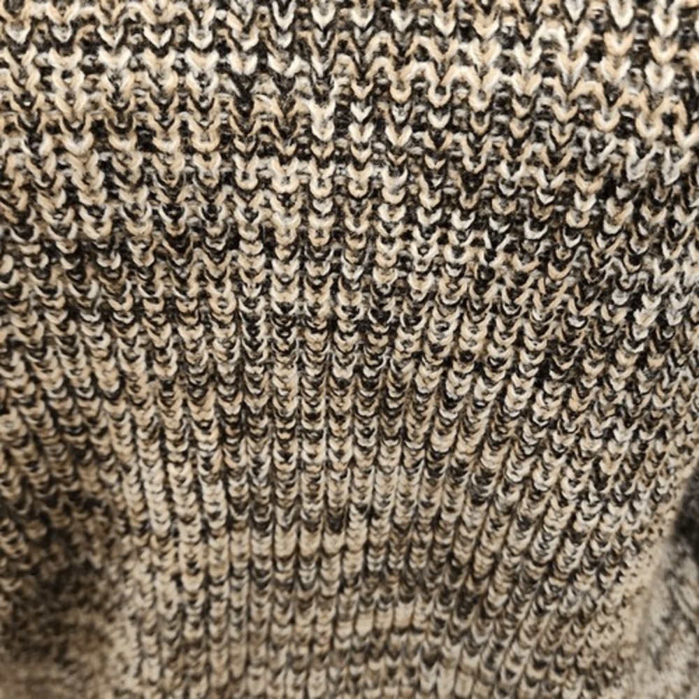 VTG Penn's Landing Women's Ribbed Knit Crewneck Pullover Sweater Black/Brown Lar - Picture 10 of 12